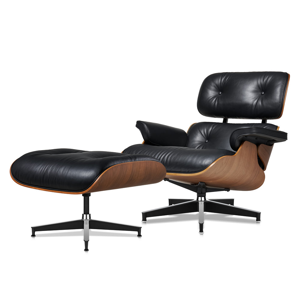 Taller Version Eames Lounge Chair and Ottoman Replica