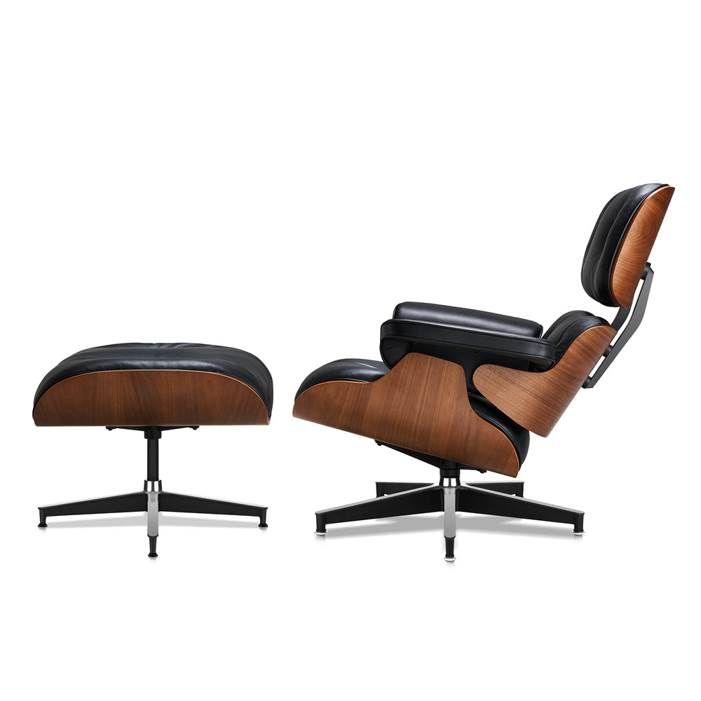 Taller Version Eames Lounge Chair and Ottoman Replica